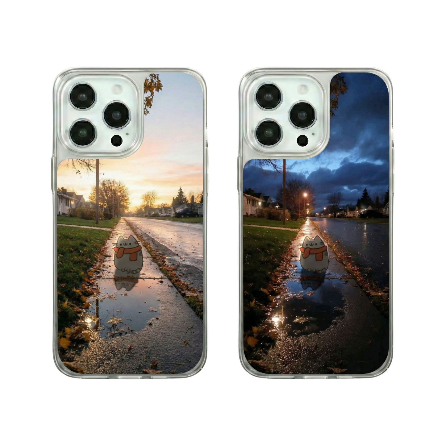 Atkılı Kedi 3D Kılıf
