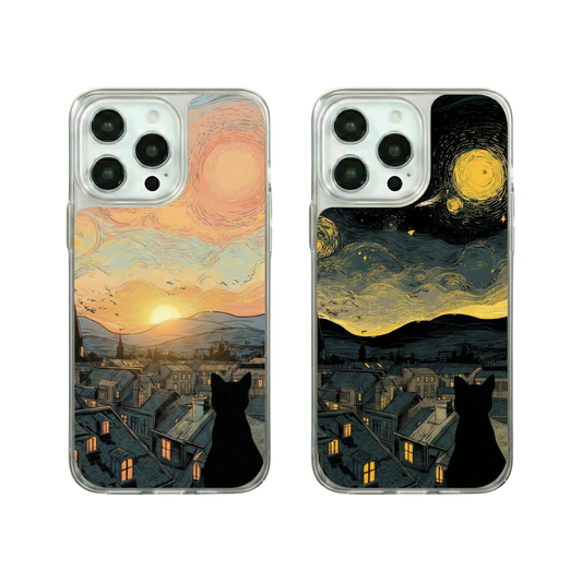 Manzaradaki Kedi 3D Kılıf