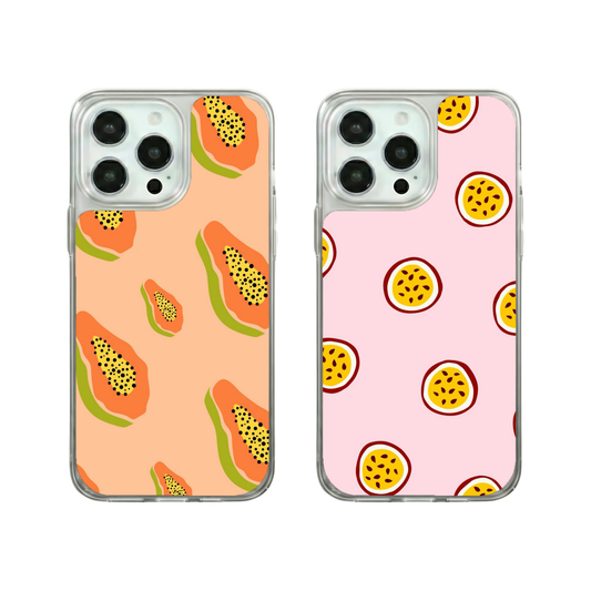Papaya ile Tutku Meyvesi 3D Kılıf
